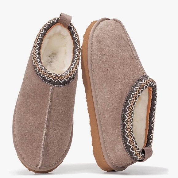 Brown Suede Slip-On Shoes - Picture 1 of 10